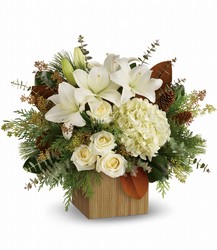 Teleflora's Snowy Woods Bouquet from McIntire Florist in Fulton, Missouri